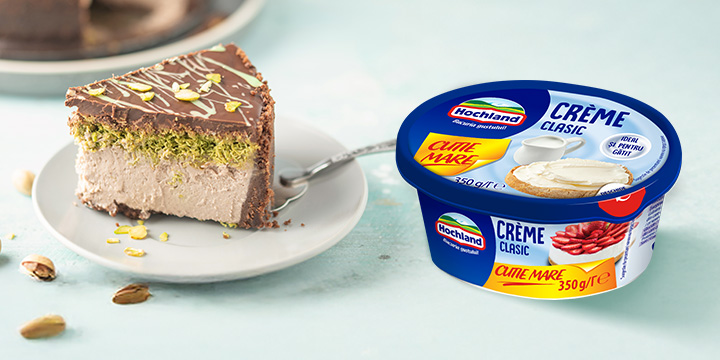 Cheesecake Dubai cu Hochland Crème