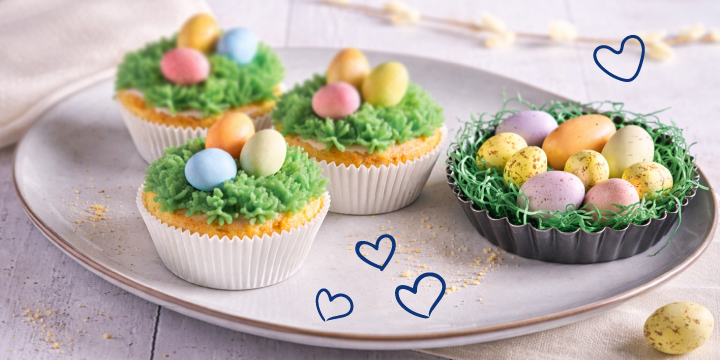 Brioșe cu fistic și merișoare cu Zahăr Diamant