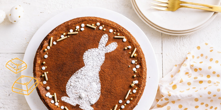 Cheesecake cu ciocolată cu Zahăr Diamant