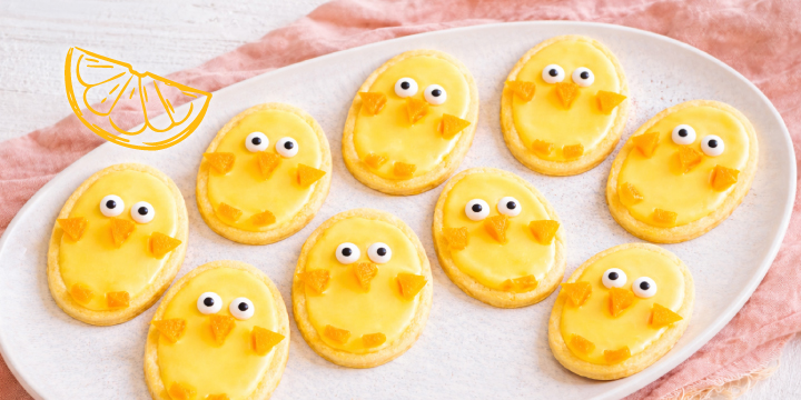 Biscuiți cu lămâie "Puișori" cu Zahăr Diamant